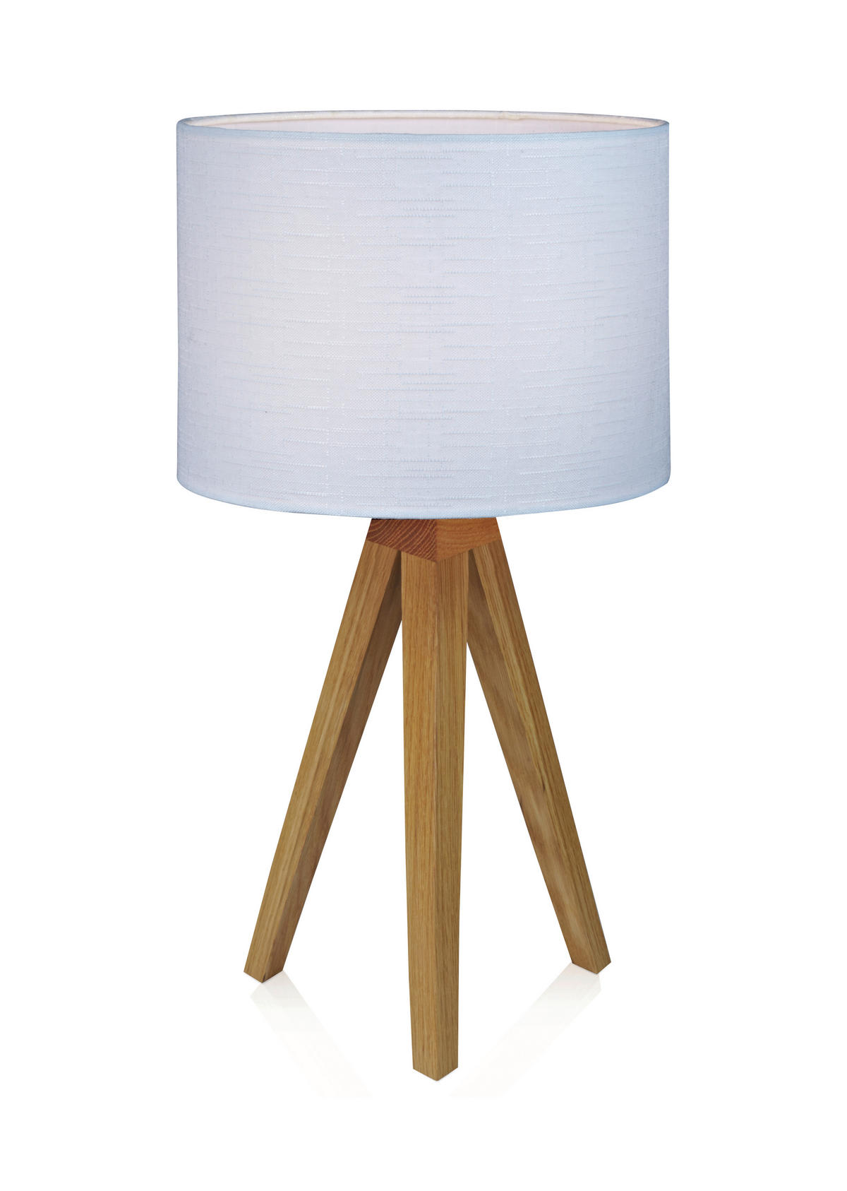 TISCHLEUCHTE - Eichefarben, Basics, Holz/Textil (22,5/44cm) - Markslöjd