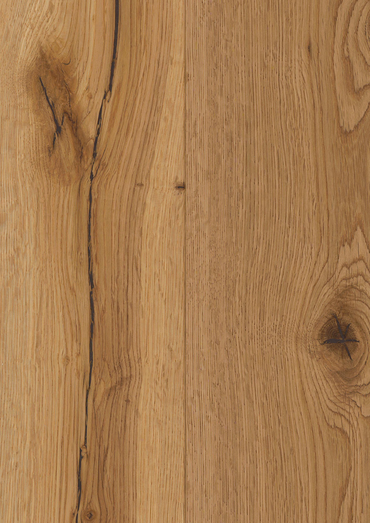 LANDHAUSDIELE Eiche Natur  per  m² - KONVENTIONELL, Holz (190/19/1,4cm) - Ambiente