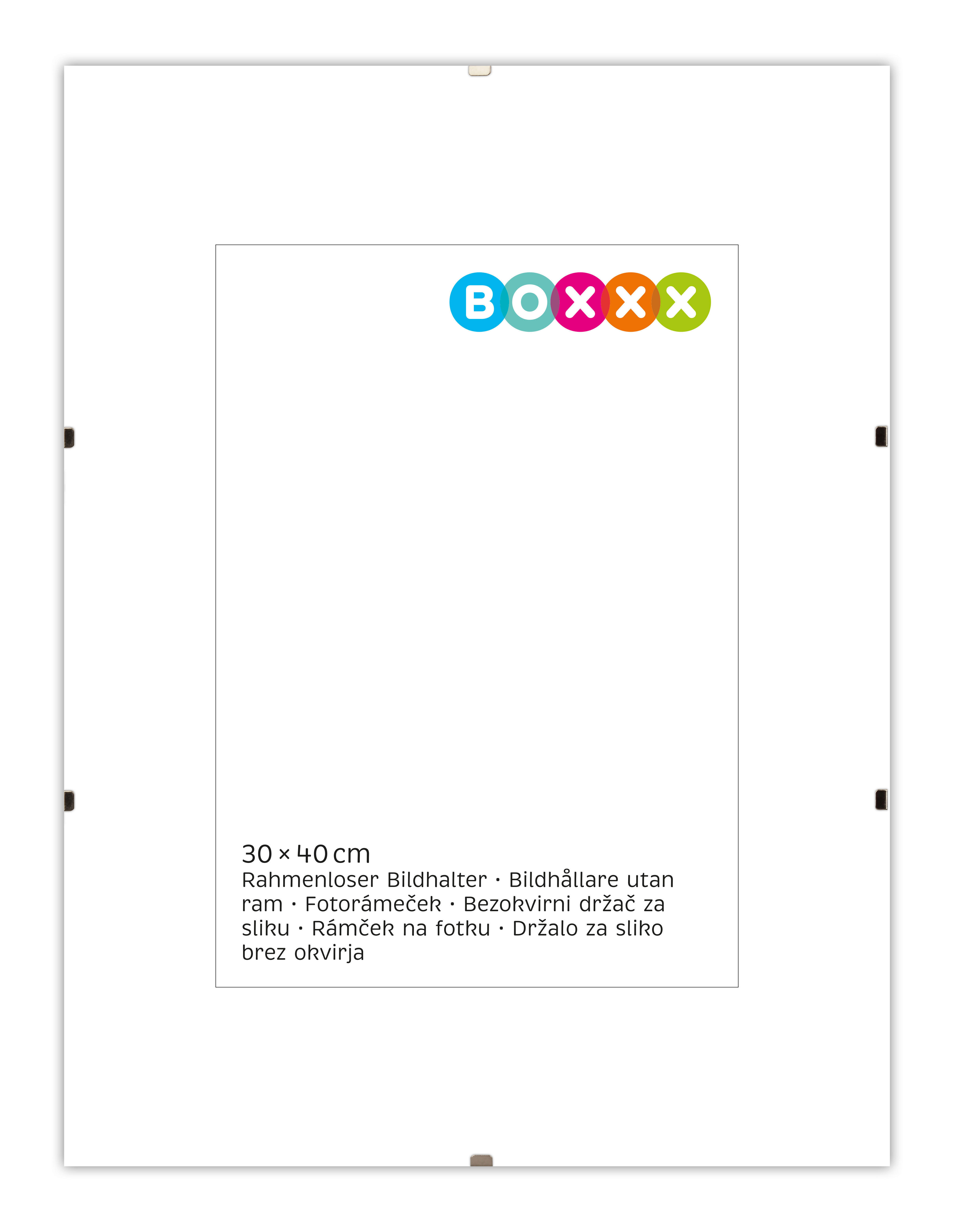 CLIPRAHMEN in Klar  - Klar, Basics, Glas (30/40cm) - Boxxx
