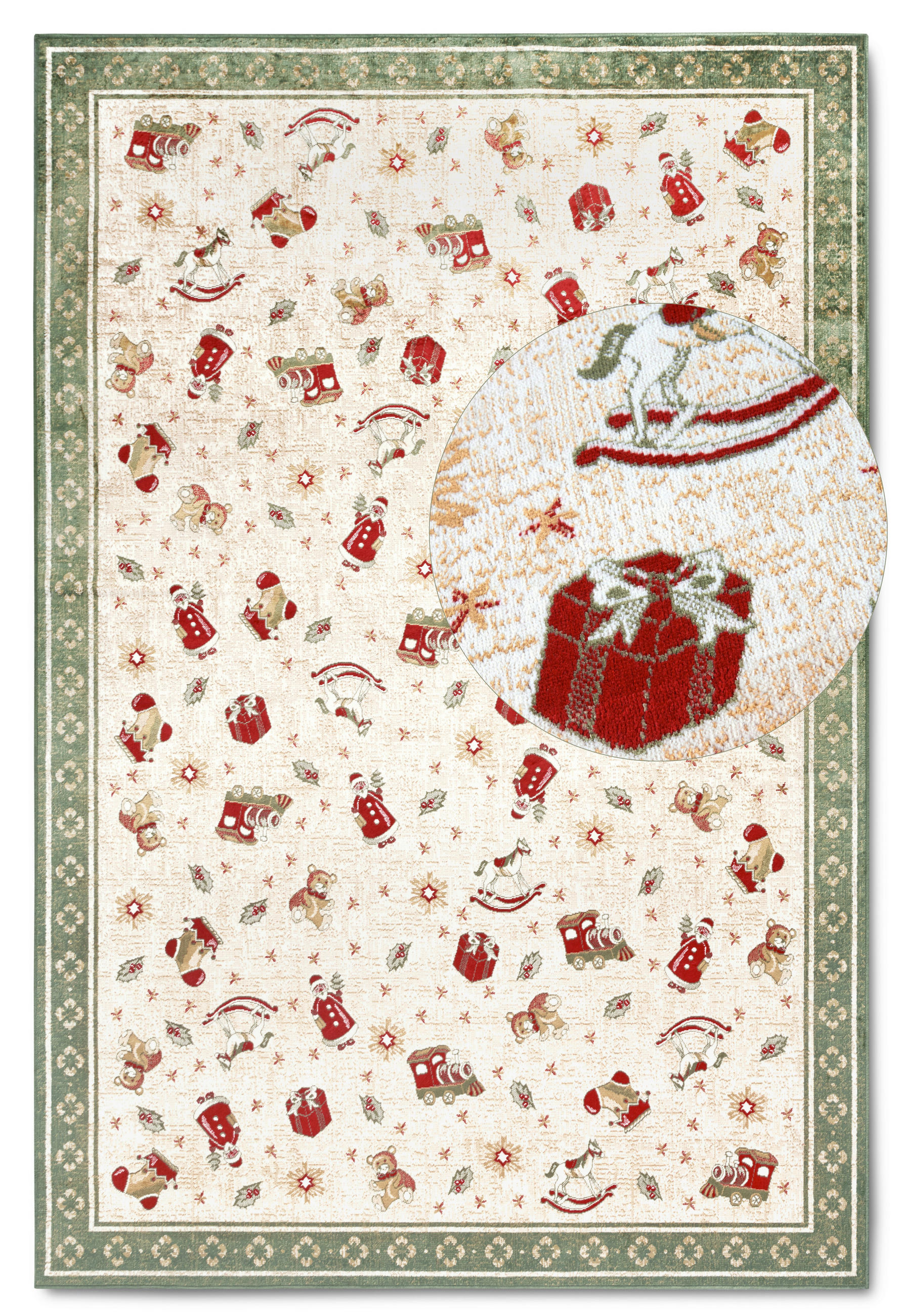 VINTAGE-TEPPICH 160/230 cm Toy's Delight Nostalgic Shine Weihnachten  - Multicolor, Design, Kunststoff/Textil (160/230cm) - Villeroy & Boch
