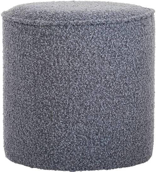 HOCKER in Textil Dunkelgrau  - Dunkelgrau, Trend, Textil (40/40/40cm) - Xora
