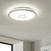 LED-DECKENLEUCHTE  - Chromfarben/Weiß, Basics, Kunststoff (21,0/5,0cm) - Novel