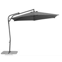 BOČNÍ SLUNEČNÍK 278/263/300 cm - antracitová, Basics, kov/textil (278/263/300cm)