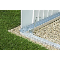 BODENRAHMEN Metall  - Silberfarben, Basics, Metall (222/4/150cm) - Biohort