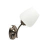 WANDLEUCHTE Zina 19/12/25 cm   - Chromfarben/Weiß, Basics, Metall (19/12/25cm)