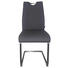 SCHWINGSTUHL in Metall, Leder Grau, Edelstahlfarben - Edelstahlfarben/Grau, Design, Leder/Metall (45/97,5/59,5cm) - Novel SCHWINGSTUHL in Metall, Leder Grau, Edelstahlfarben - Edelstahlfarben/Grau, Design, Leder/Metall (45/97,5/59,5cm) - Novel