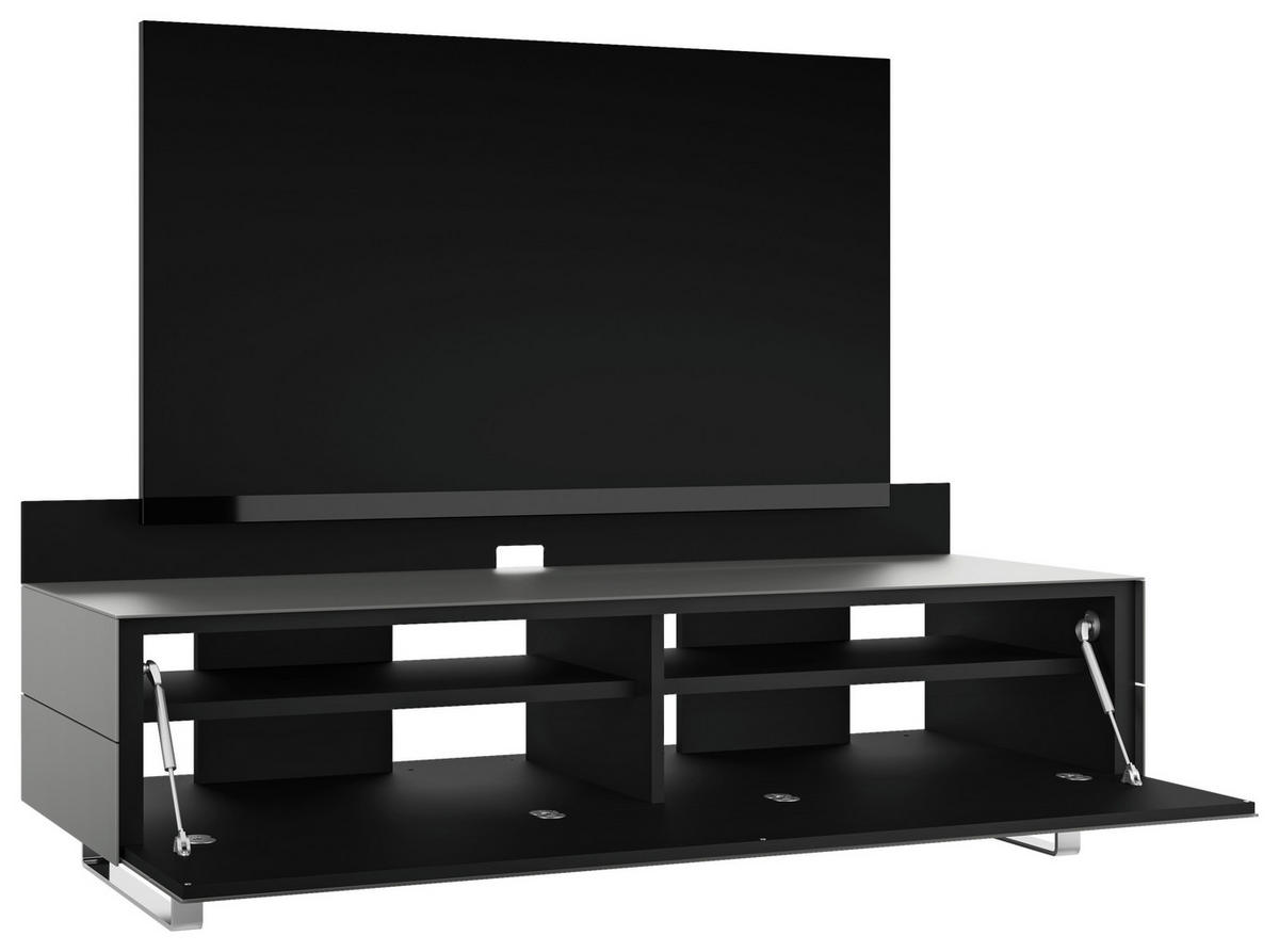 TV-ELEMENT - Chromfarben/Grau, MODERN, Glas/Holzwerkstoff (150,5/53,5/57,0cm) - Musterring