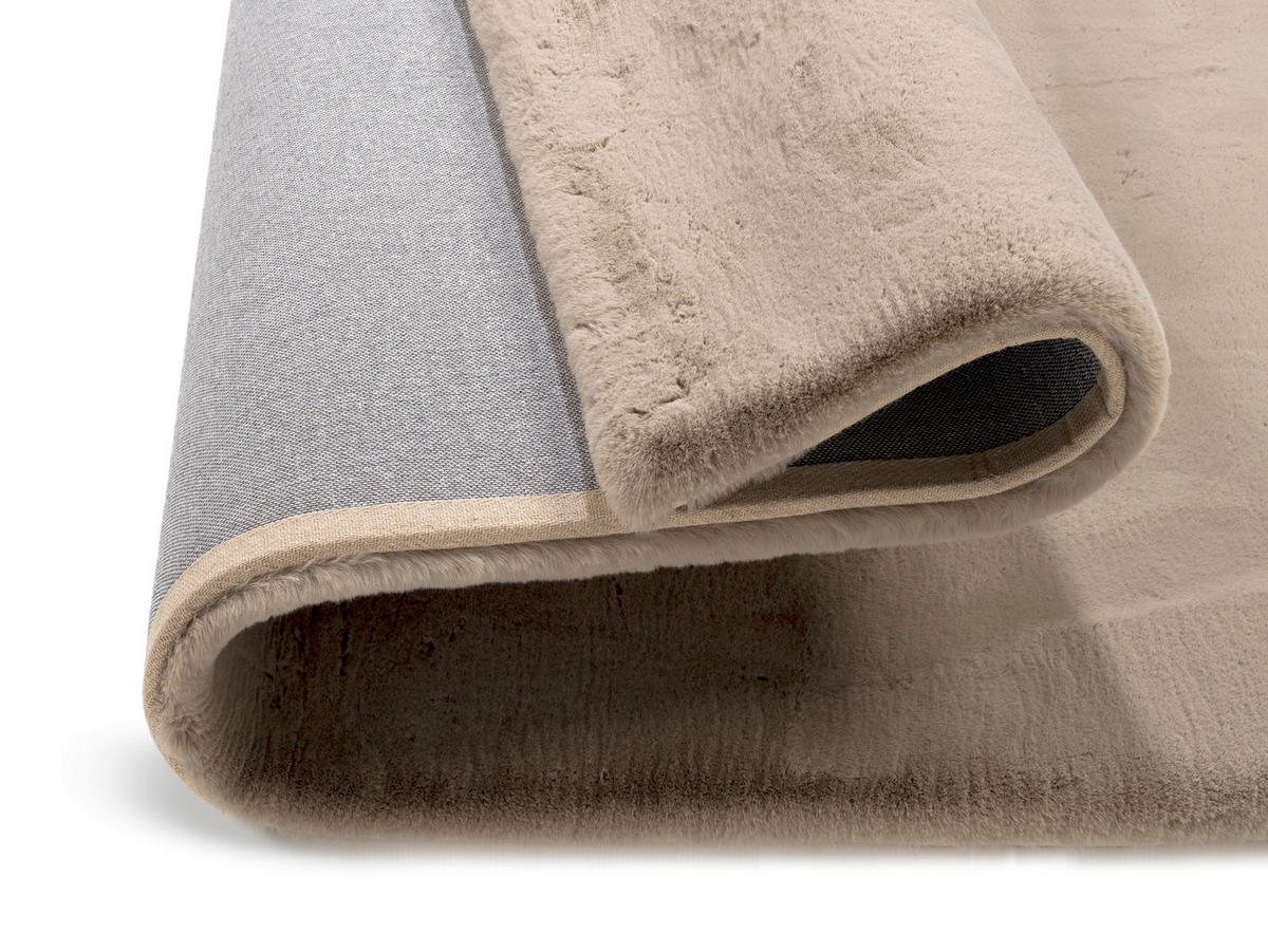 HOCHFLORTEPPICH 140/200 cm Nuvola - Exklusiv Taupe  - Taupe, Basics, Textil (140/200cm) - Novel