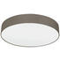 DECKENLEUCHTE - Taupe/Weiß, Design, Textil/Metall (57/15cm) DECKENLEUCHTE - Taupe/Weiß, Design, Textil/Metall (57/15cm)