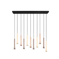 LED-PENDELLEUCHTE 115/15/150 cm    - Beige/Multicolor, Design, Metall (115/15/150cm) - Trio Leuchten