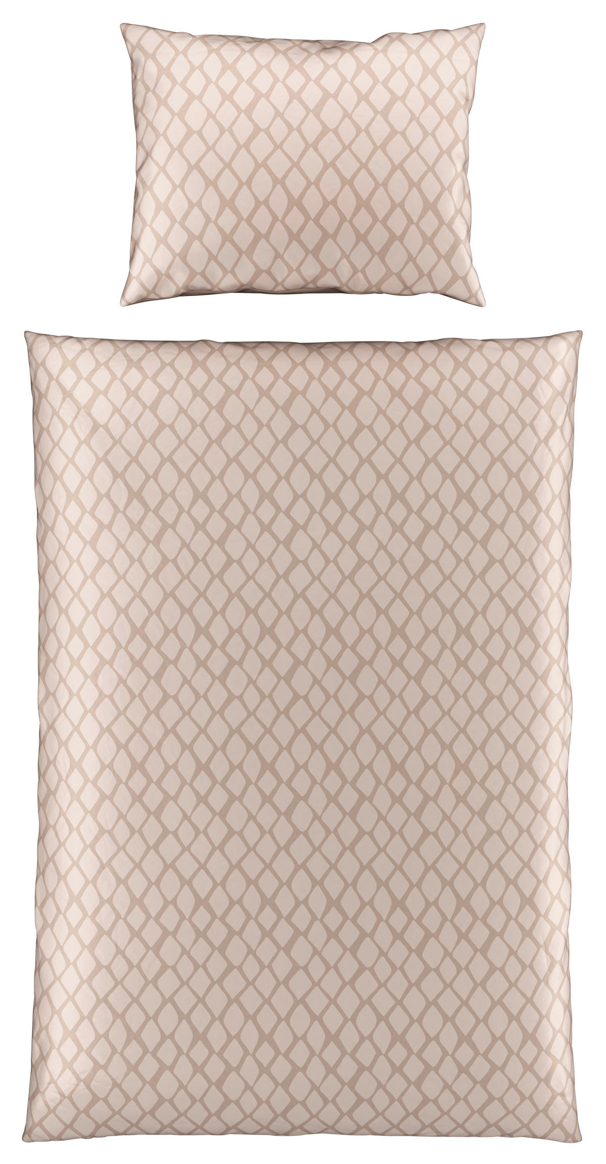 POVLEČENÍ, satén, béžová, 140/200 cm - béžová, Design, textil (140/200cm) - Dieter Knoll