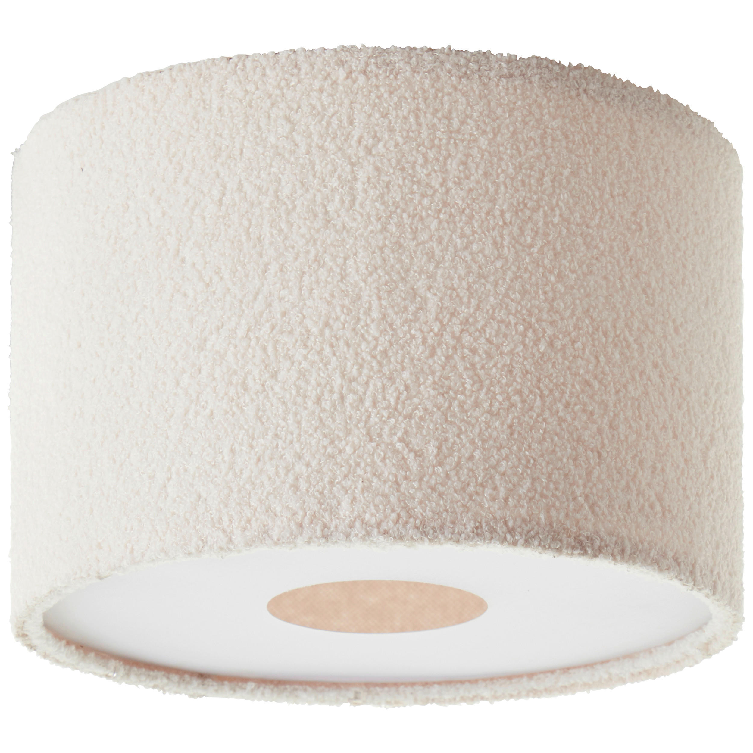 DECKENLEUCHTE  35/20 cm    - Beige, Basics, Textil/Metall (35/20cm)