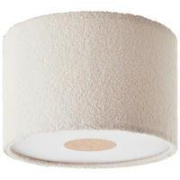 DECKENLEUCHTE  35/20 cm    - Beige, Basics, Textil/Metall (35/20cm)