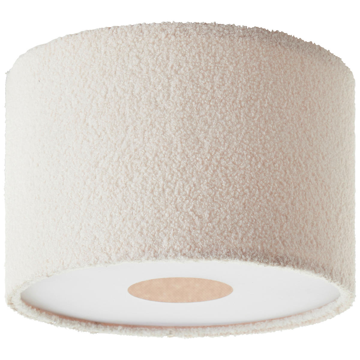 DECKENLEUCHTE  35/20 cm    - Beige, Basics, Textil/Metall (35/20cm)