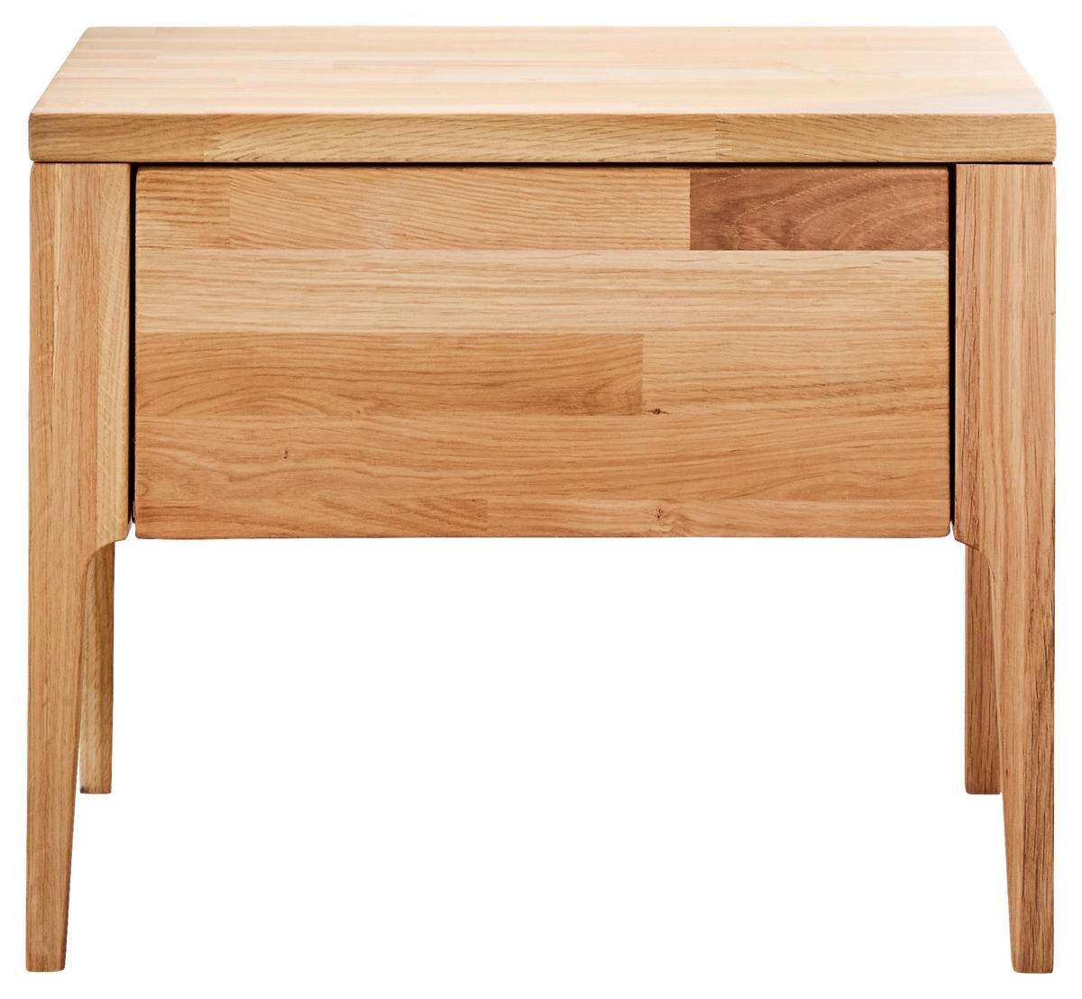 NACHTSCHRANK 51/42/40 cm Eiche furniert  - Wildeiche, Design, Holz (51/42/40cm) - Linea Natura