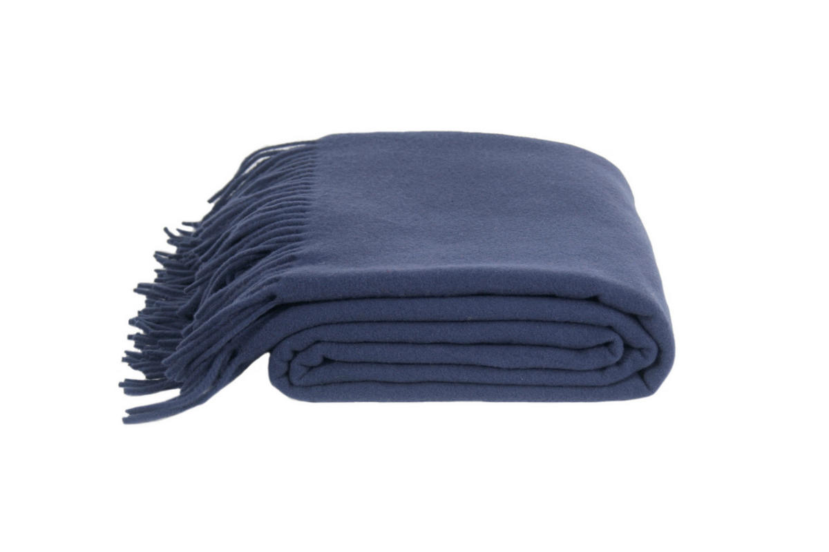 WOHNDECKE zoeppritz since 1828 140/190 cm  - Dunkelblau, Basics, Textil (140/190cm) - Zoeppritz