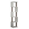 BOKHYLLA i 35/161/30 cm vit, mocca  - vit/mocca, Design, trämaterial (35/161/30cm) - Livetastic
