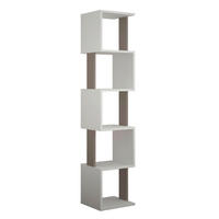BOKHYLLA i 35/161/30 cm vit, mocca  - vit/mocca, Design, trämaterial (35/161/30cm) - Livetastic