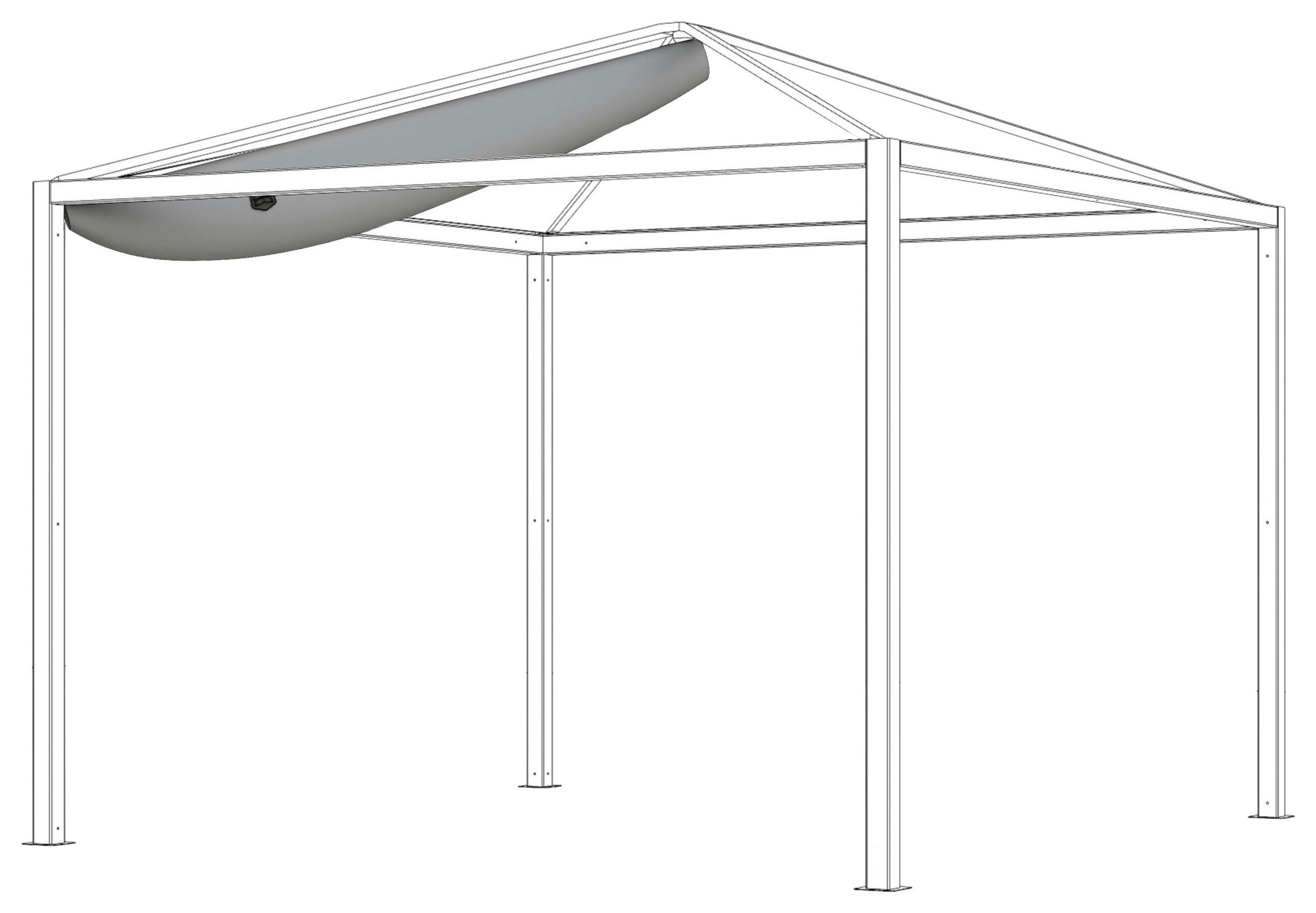SCHUTZHÜLLE Hellgrau   - Hellgrau, Basics, Textil (300/34/42cm) - Siena Garden