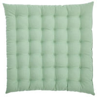 SITZKISSEN  - Hellgrün, Basics, Textil (38/38/4cm) - Bio:Vio