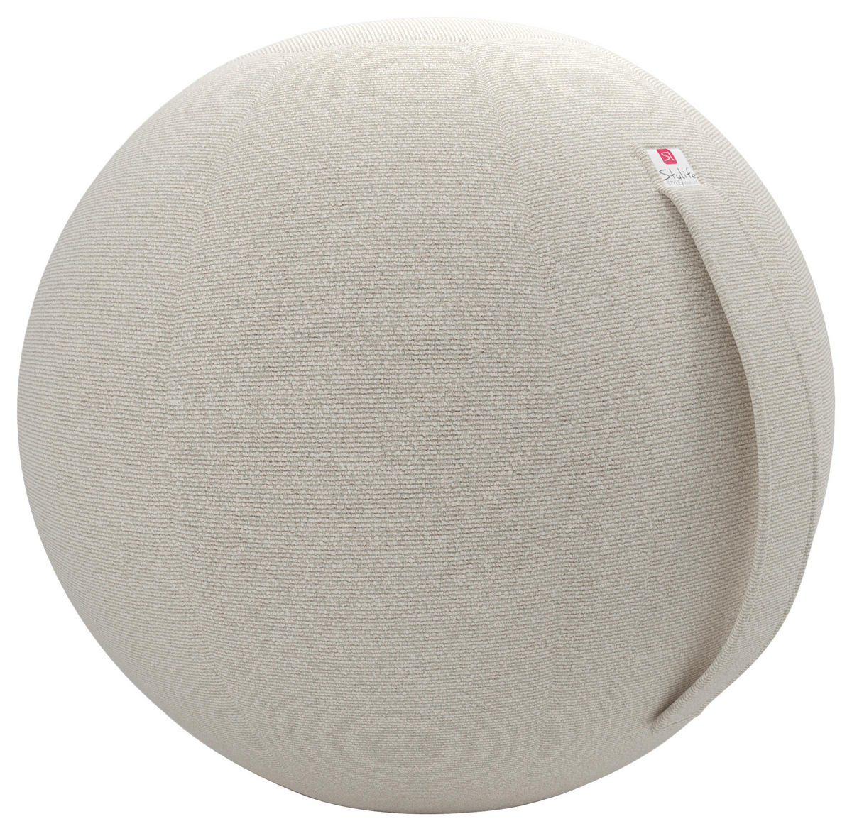 SITZBALL Webstoff Beige  - Beige, Design, Textil (65cm) - Stylife
