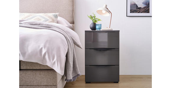 REGAL Anthrazit - Anthrazit/Schwarz, KONVENTIONELL, Holzwerkstoff/Kunststoff (46/67/40cm) - Hom`in