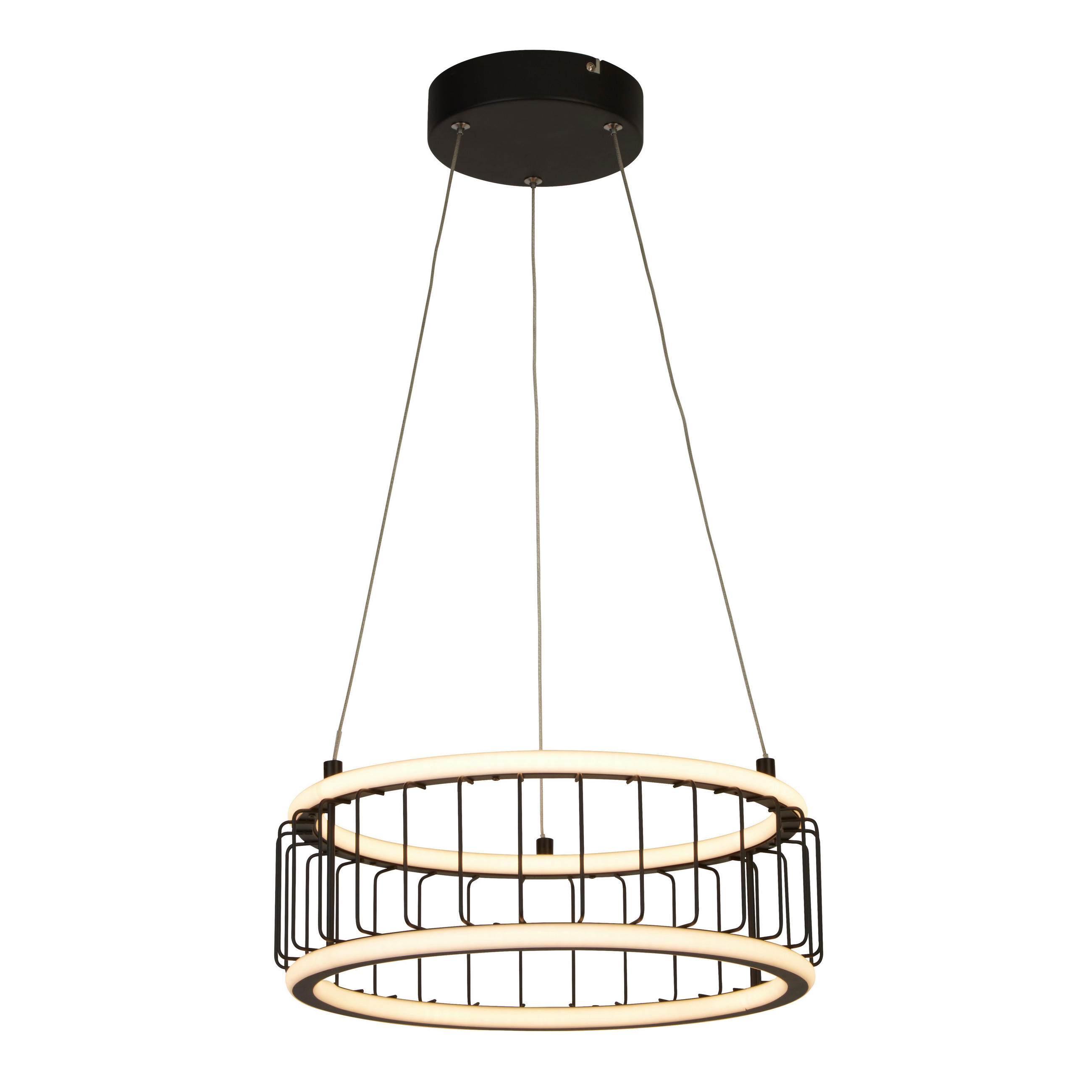 LED-HÄNGELEUCHTE 38/150 cm  - Schwarz, Design, Kunststoff/Metall (38/150cm)