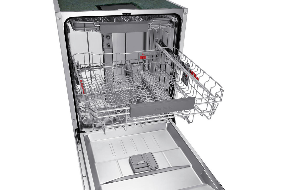 GESCHIRRSPÜLER DW60A6092BB/EO  - Weiß, Basics, Glas/Kunststoff (59,8/81,5/55cm) - Samsung