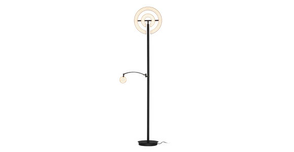 LED-DECKENFLUTER 40/180 cm    - Schwarz, KONVENTIONELL, Kunststoff/Metall (40/180cm) - Dieter Knoll