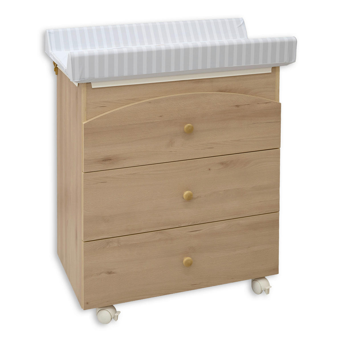 STOL ZA PREVIJANJE  MALAGA 2  - boje bukve, Basics, drvo (47/76/97cm)