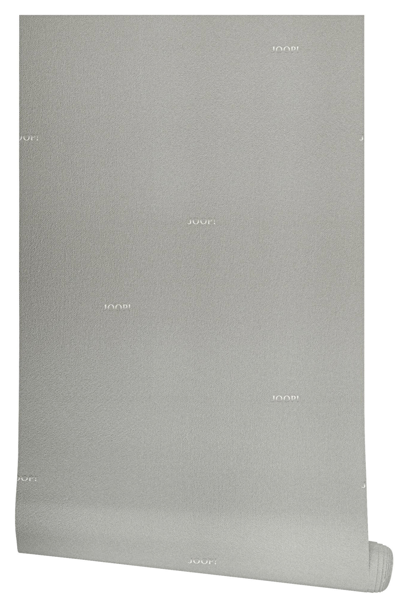 VLIESTAPETE 10.05 m J! UNI - Grau, Basics, Textil (53/1005cm) - Joop!