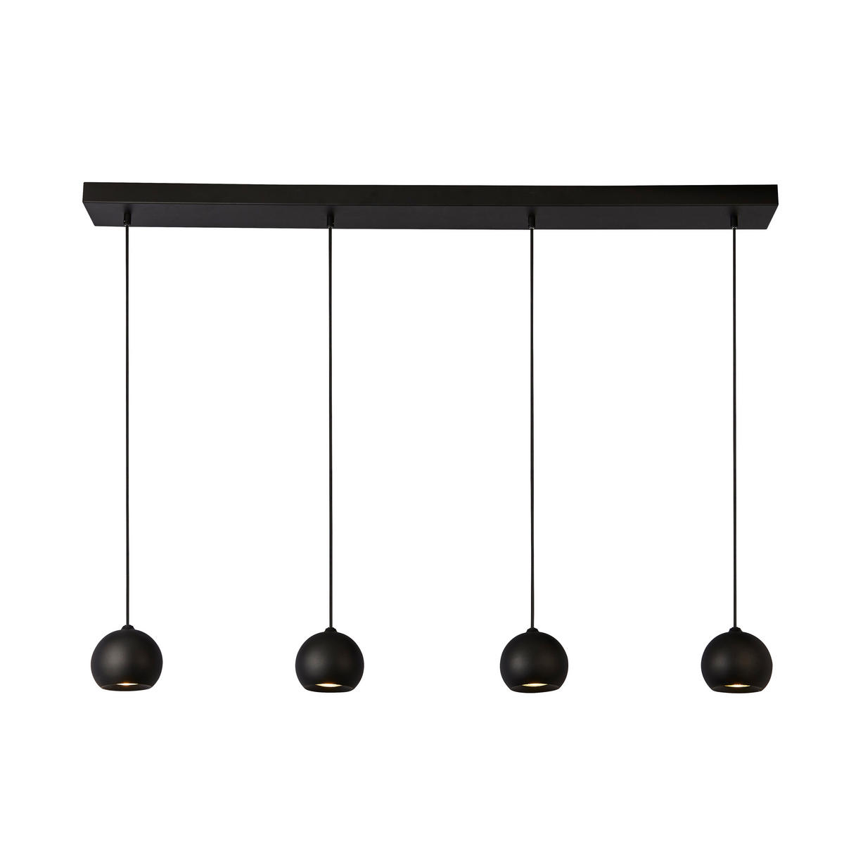 PENDELLAMPA Eindhoven 125/12/200 cm  - svart, Design, metall (125/12/200cm)