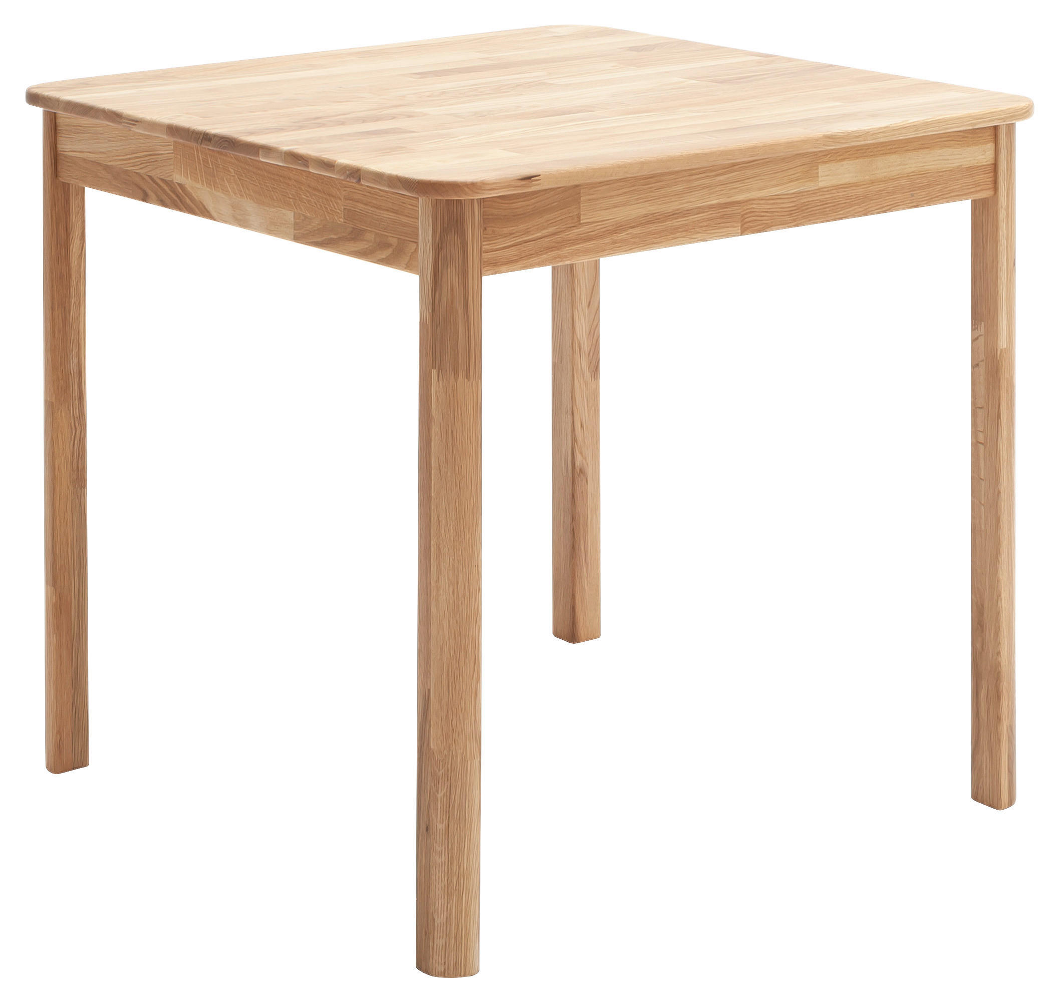 ESSTISCH in Holz  - Wildeiche, KONVENTIONELL, Holz (80/80/76cm) - MID.YOU