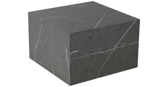COUCHTISCH 60/60/38 cm quadratisch Schwarz - Schwarz, Design, Holzwerkstoff (60/60/38cm) - Carryhome