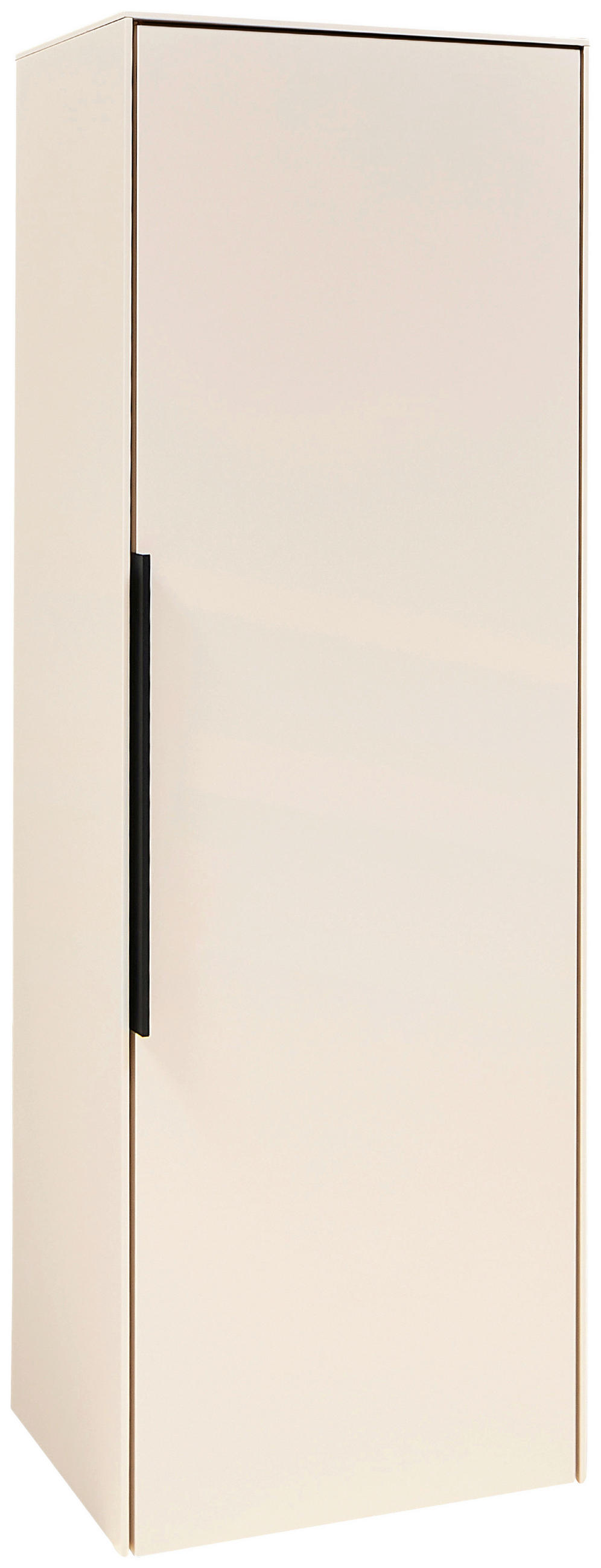 MIDISCHRANK 38/115/30 cm  - Kaschmir/Schwarz, Design, Holzwerkstoff/Kunststoff (38/115/30cm) - home24