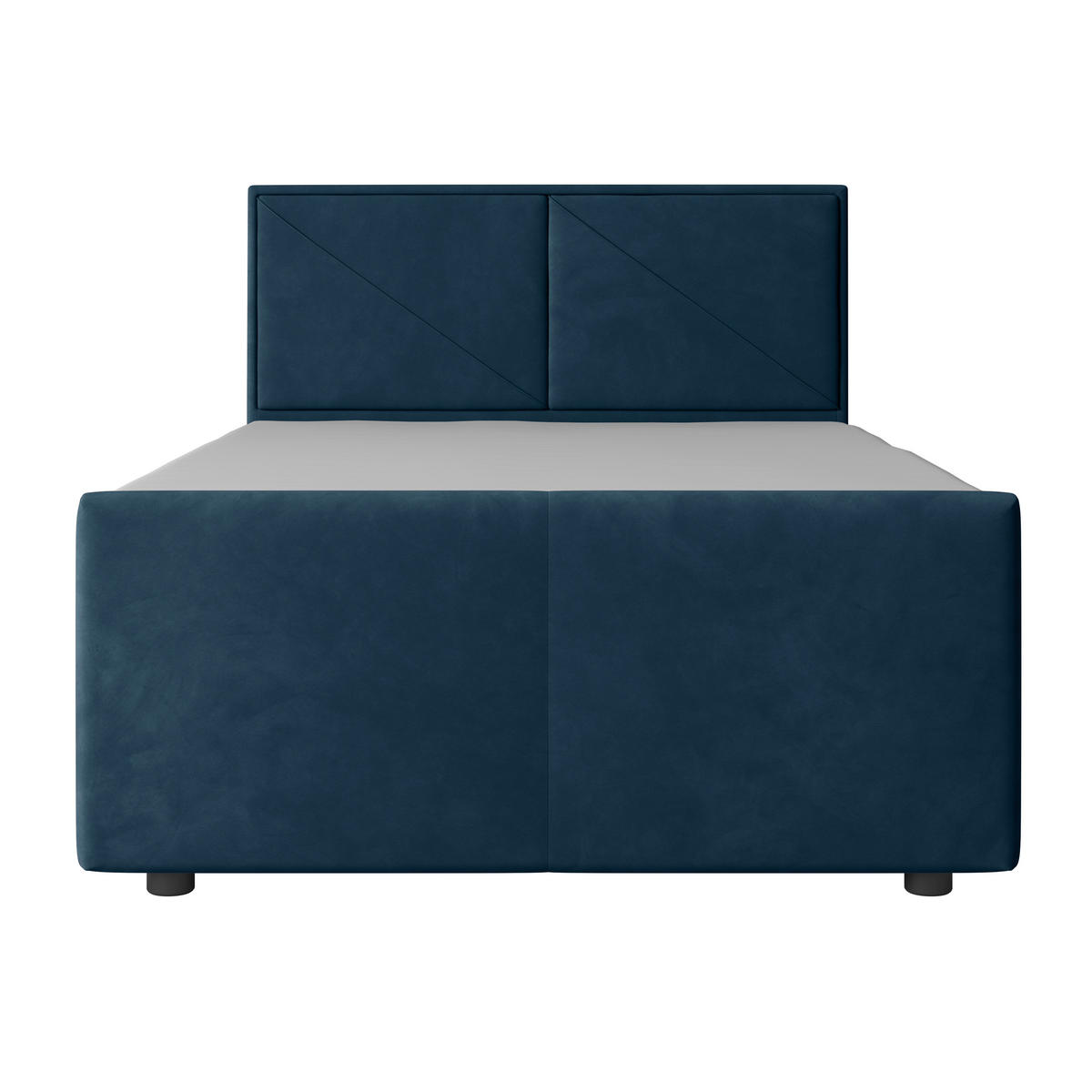 BOXSPRINGBETT 120/200 cm  in Blau  - Blau, Modern, Holz/Kunststoff (120/200cm) - MID.YOU