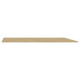 OBERPLATTE  in  - Eichefarben, KONVENTIONELL, Holzwerkstoff (137/1,6/42cm) - Hom`in