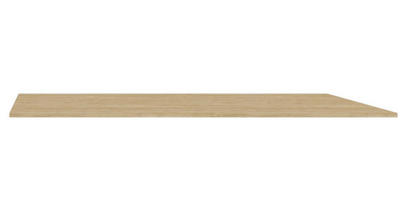 OBERPLATTE in - Eichefarben, KONVENTIONELL, Holzwerkstoff (137/1,6/42cm) - Hom`in