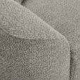 2,5-SITZER  in Chenille Grau  - Schwarz/Grau, KONVENTIONELL, Textil/Metall (200/84/99cm) - Carryhome