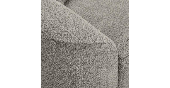 2,5-SITZER  in Chenille Grau  - Schwarz/Grau, KONVENTIONELL, Textil/Metall (200/84/99cm) - Carryhome