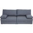 SCHLAFSOFA in Textil Blau, Grau - Chromfarben/Blau, Design, Textil/Metall (192/77-88/110-120cm) - Bali SCHLAFSOFA in Textil Blau, Grau - Chromfarben/Blau, Design, Textil/Metall (192/77-88/110-120cm) - Bali