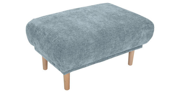 HOCKER Flachgewebe Blau - Blau, KONVENTIONELL, Holz/Textil (88/49/62cm) - Carryhome