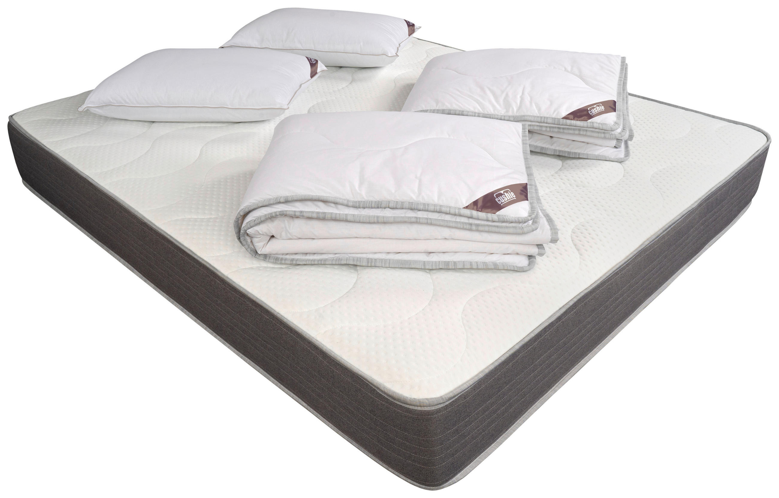 Saltea 160x200 +perne + Pilote 140/200 cm  - alb, Basics (140/200cm)