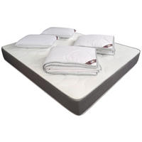 Saltea 160x200 +perne + Pilote 140/200 cm  - alb, Basics (140/200cm)