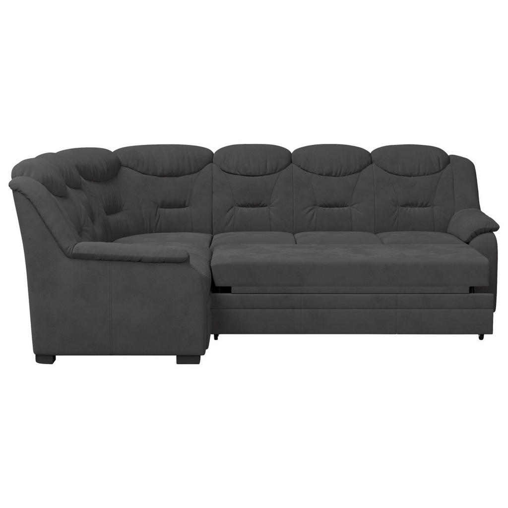 Thumbnail - Mid.you Ecksofa, Anthrazit, Textil, L-Form, 263x211 cm, Made in EU, Bettfunktion erhältlich, in den Filialen seitenverke...