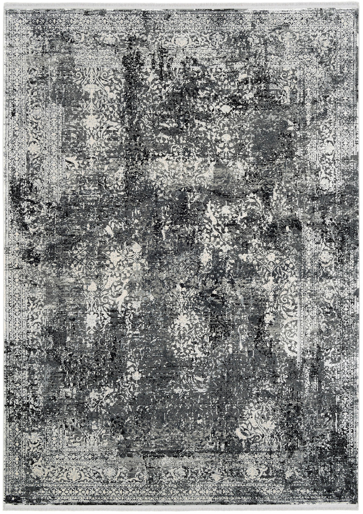 WEBTEPPICH 200/200 cm Avignon Dunkelgrau  - Dunkelgrau, Design, Textil (200/200cm) - Dieter Knoll