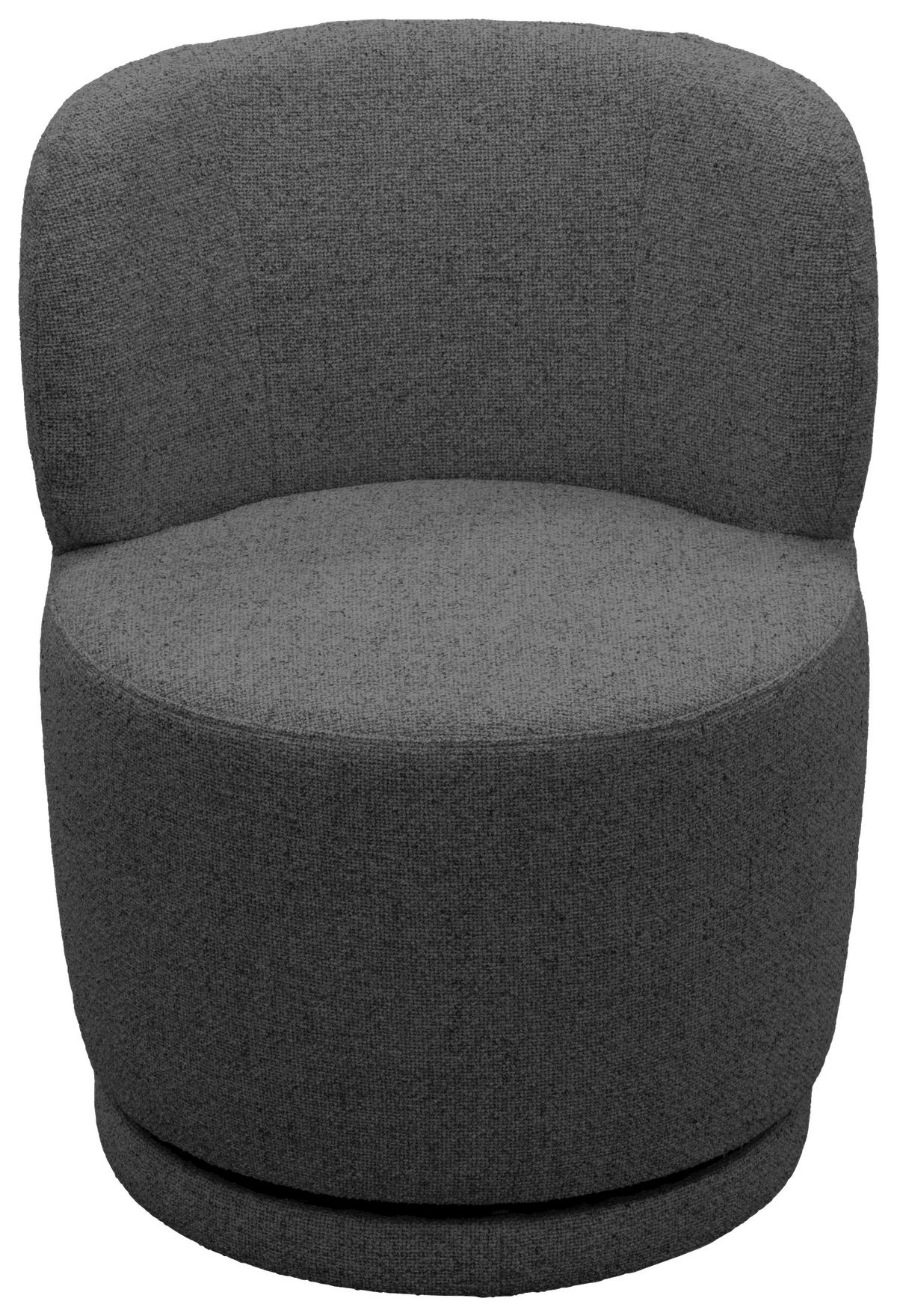 SESSEL in Webstoff Anthrazit  - Anthrazit/Beige, MODERN, Textil (60/74/60cm) - Livetastic