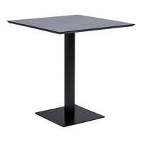 BISTROTISCH Grau  - Schwarz/Grau, MODERN, Holzwerkstoff/Metall (70/75/70cm) - MID.YOU
