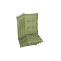 SESSELAUFLAGENSET in Grün Raute  - Grün, Basics, Textil (50/6/120cm)