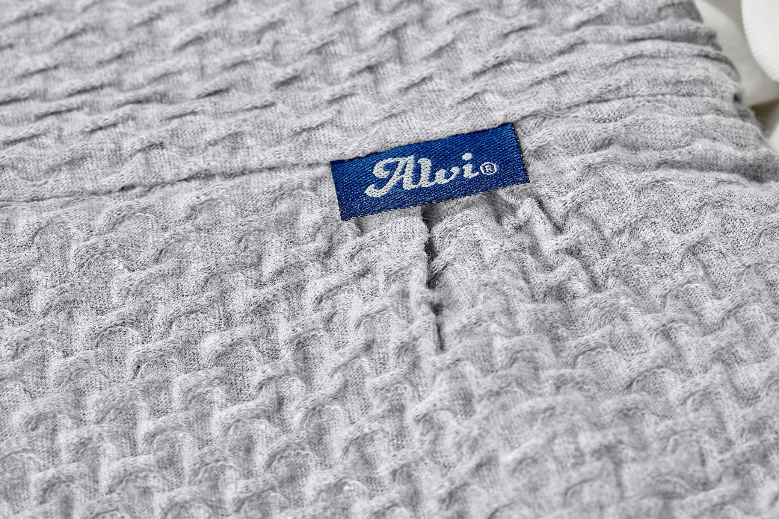 Thumbnail - Alvi Babyschlafsackset Baby-Mäxchen, Weiß, Hellgrau, Textil, Struktur, Füllung: Polyester,Baumwollfüllung, Gr. 68/74, Re...